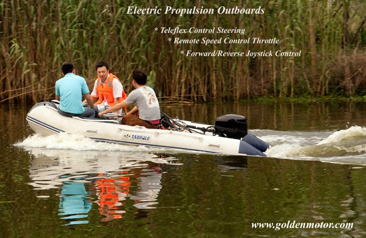 Powerful electric outboard 20HP for electric boats with remoted control