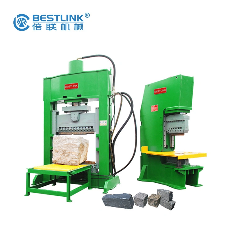 Bestlink Fabrik Preis Stein Splitter Guillotine Hydraulische Stein Splitting Schneiden Maschine für Bordstein Curb Stein Marmor Granit Pflaster Steinwand Stein