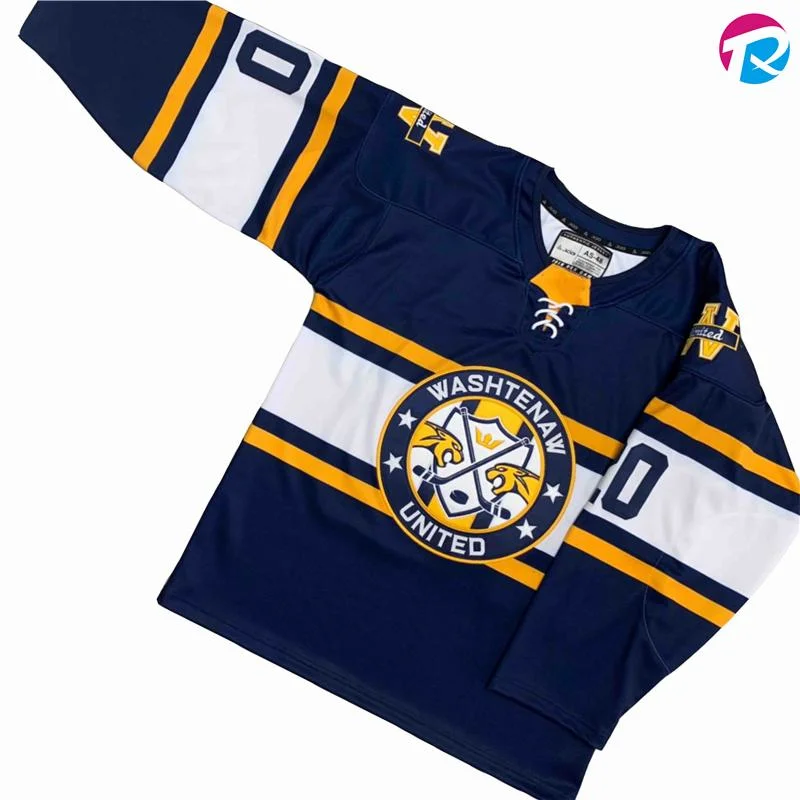 Sublimated Printing Ice Hockey Jersey Custom Made Youth Sports Team Custom Ice Hockey Uniform Clothing