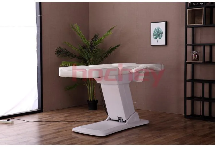 Hochey Medical Massage Table SPA Elektrische Gesichts-Kunstleder-Behandlung Bett Schönheit Health Chair Medical Bed