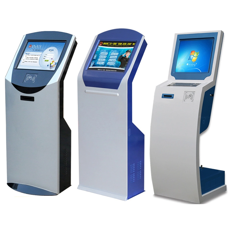 17 19 21.5 Inch IR Touch Screen Kiosk Ticket Dispenser Calling Ticket Issuing Machine Queue Management System for Bank Hospital