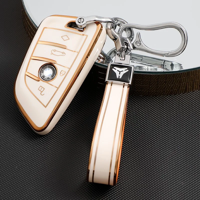 Wholesale/Supplier OEM Remote Car Accessories Golden TPU Car Key Case Cover