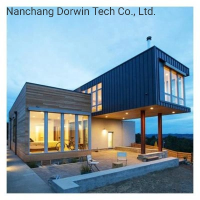 Solar Panel Powered Roof Steel Structure Apartment Prefabricated House Container Houses