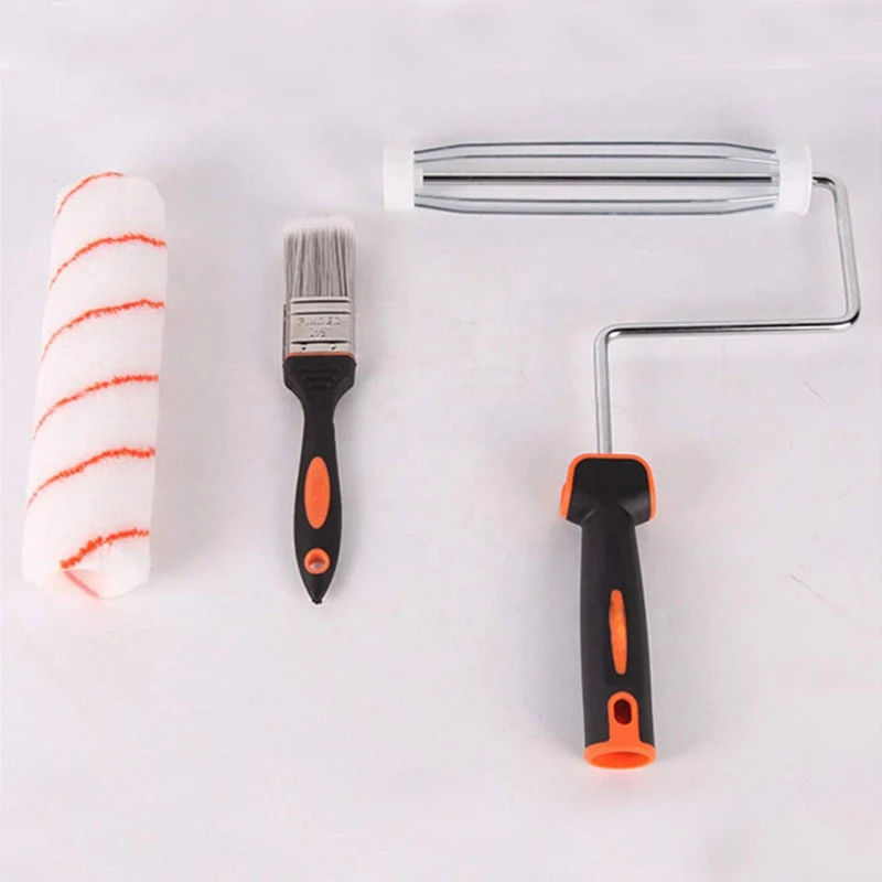 Paint Brush and 7 Inch 9 Inch 10 Inch Microfiber Paint Roller Brush Set Design on Walls