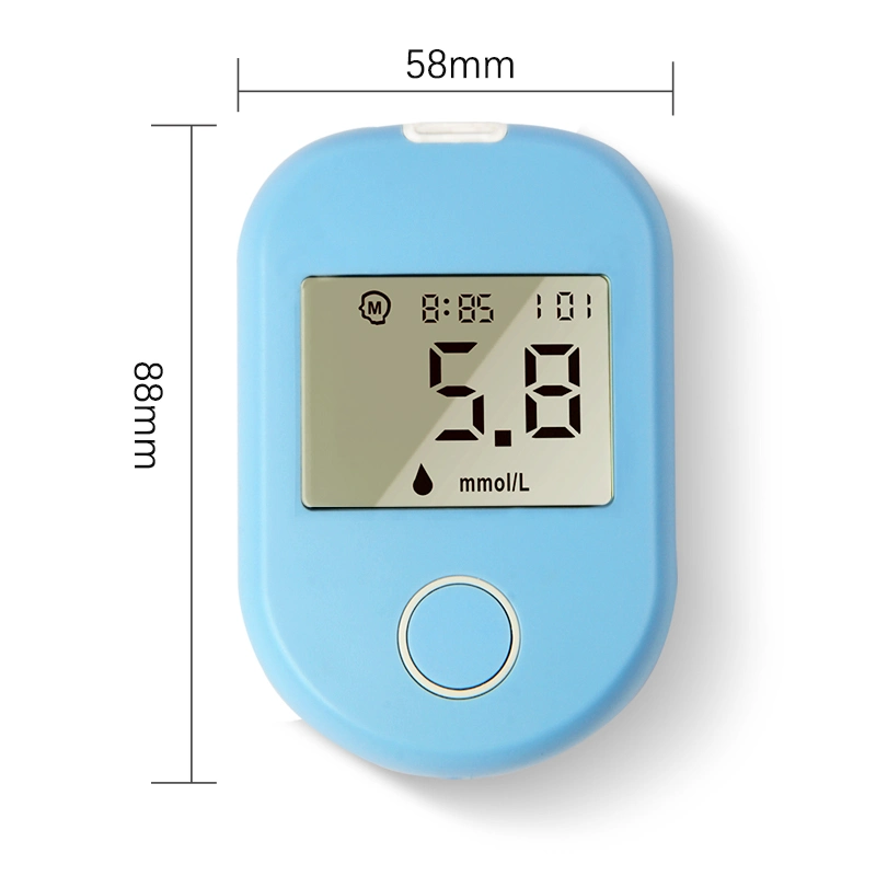 Medical Instrument Multi Function Digital Portable Blood Glucose Meter/Monitor with LCD Display