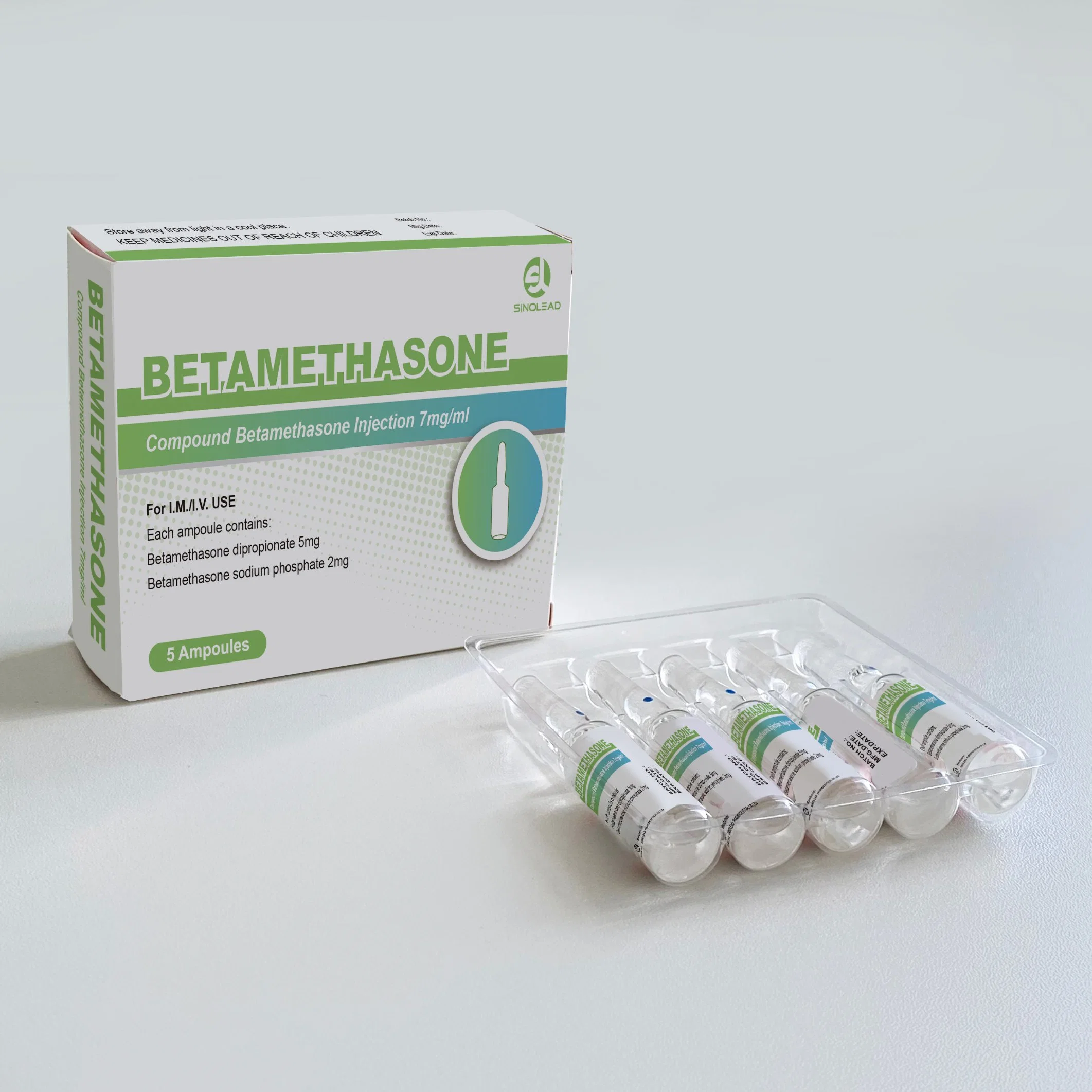 Compound Betamethasone Injection 7mg/Ml (5 ampoules/box)