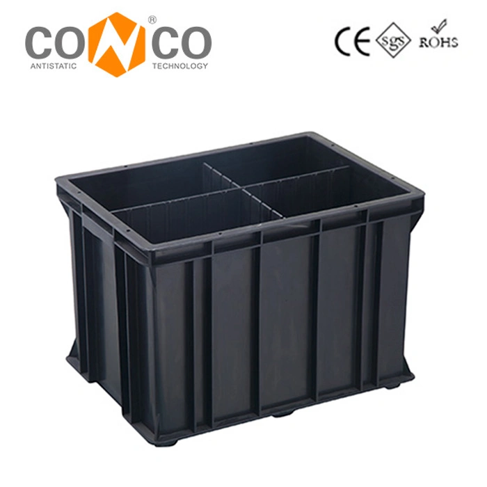 Conco Antistatic ESD Box PP Container for Anti-Static Protection Used