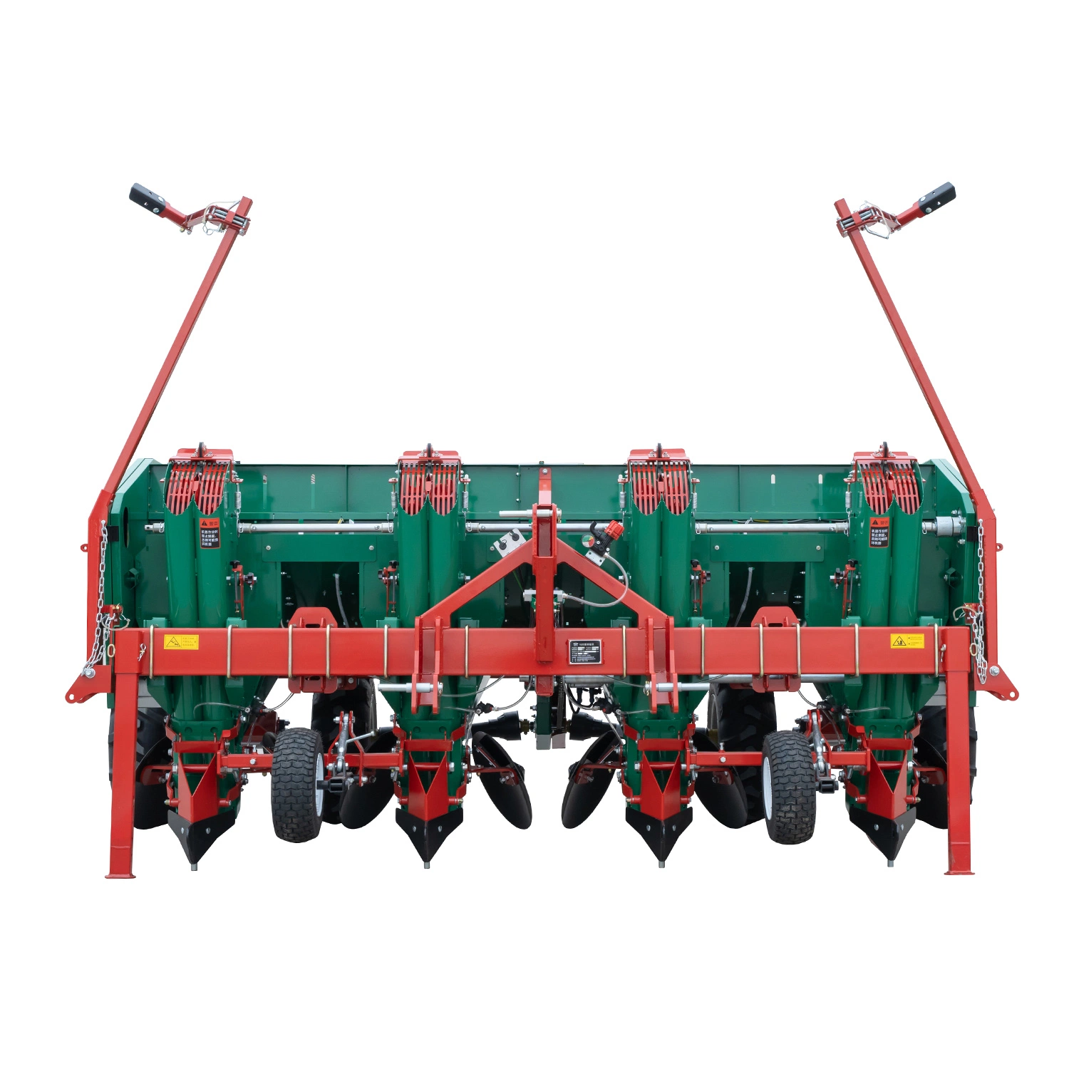 Wide Working Area Russian High Complexity Tractor Mounted 4 Ridges Potato Planter with Fertilizer