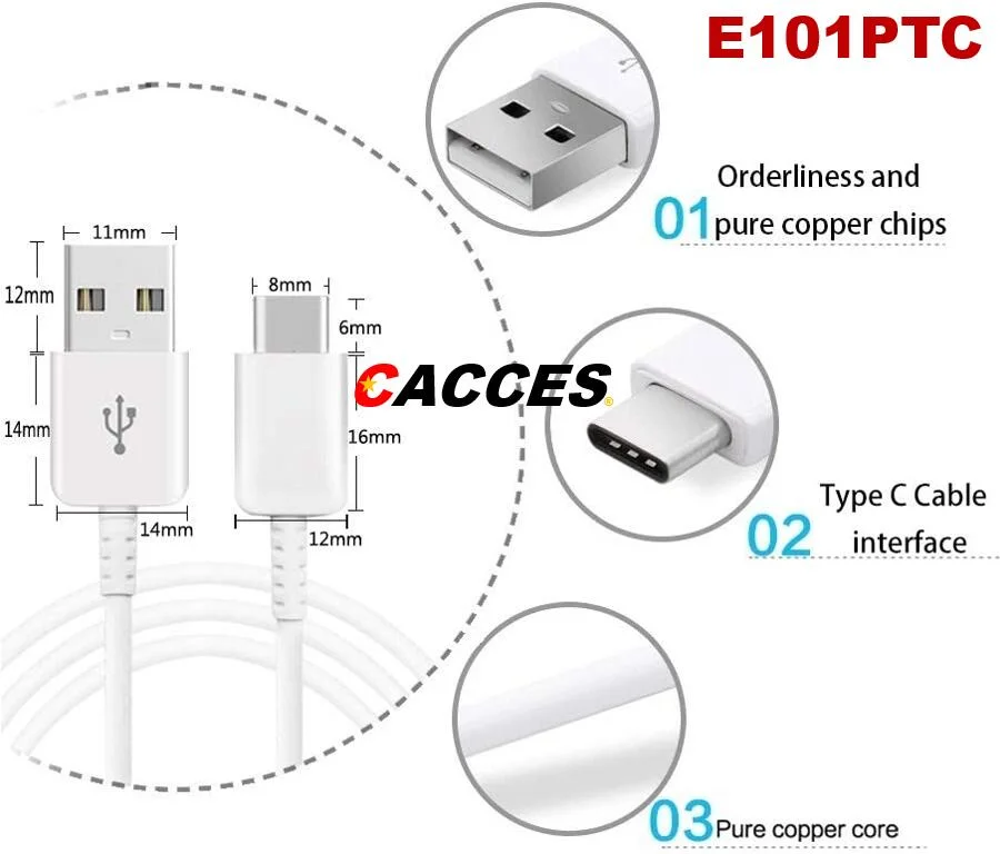 Basics USB Type-C to USB-a Cable, Type-C Data Wire, Universal Type-C Data Lead, PVC Enabled Devics Laptops,Hard Drives,Power Banks,Wall/Car Chargers,Tablets,etc