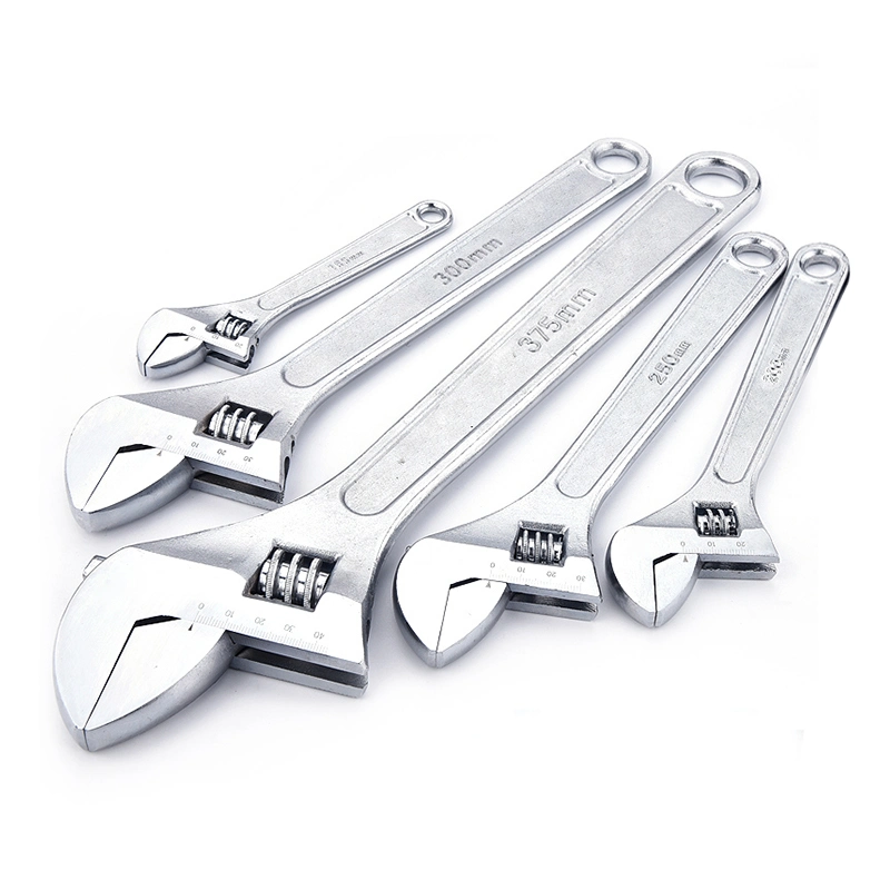 Universal Insulated Multi Hand Tool Wide Jaw Adjustable Wrench 200mm 300mm 450mm Monkey Spanner Sizes Are Complete for Repairing Car