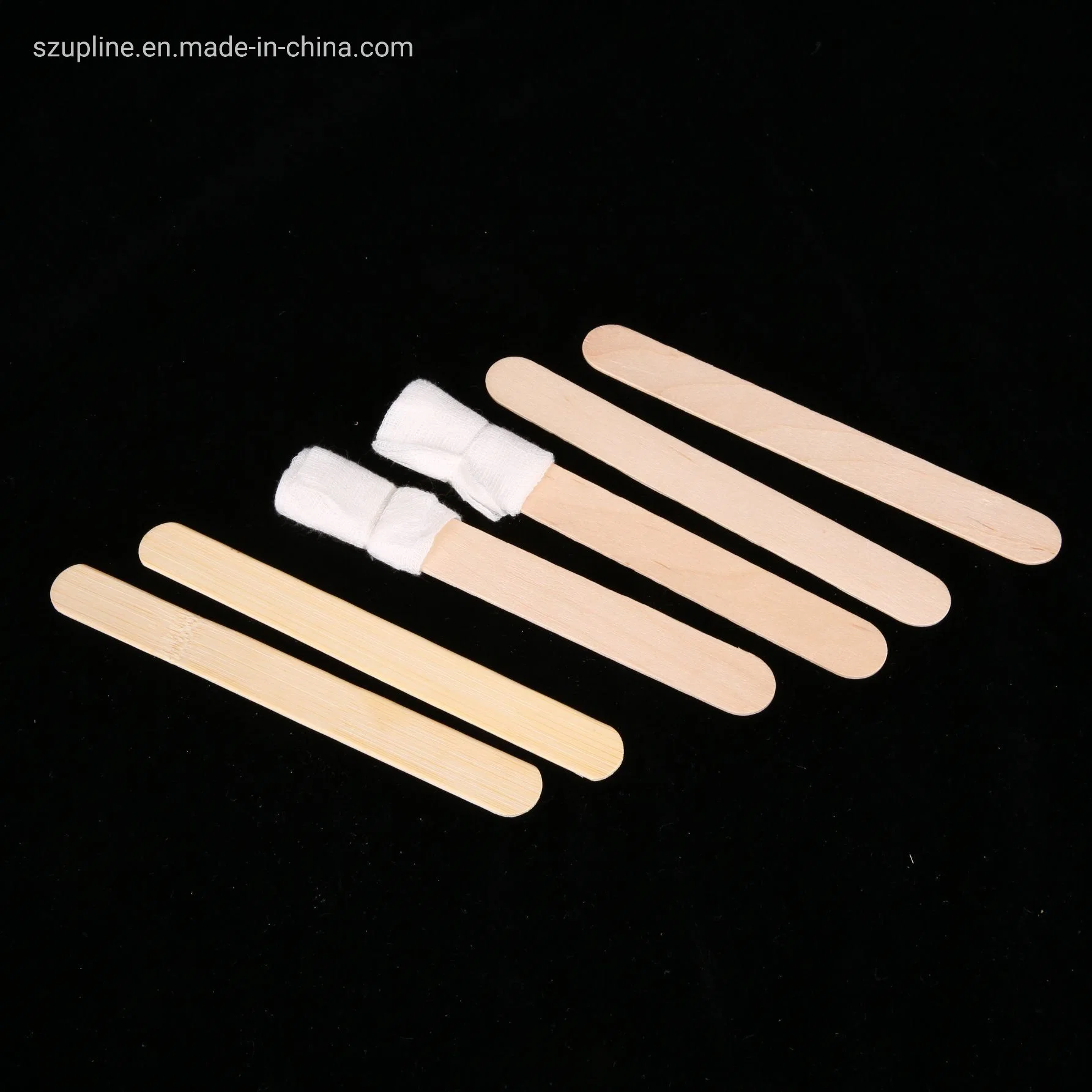 Individually Packed Wax Application Wooden Tongue Depressors