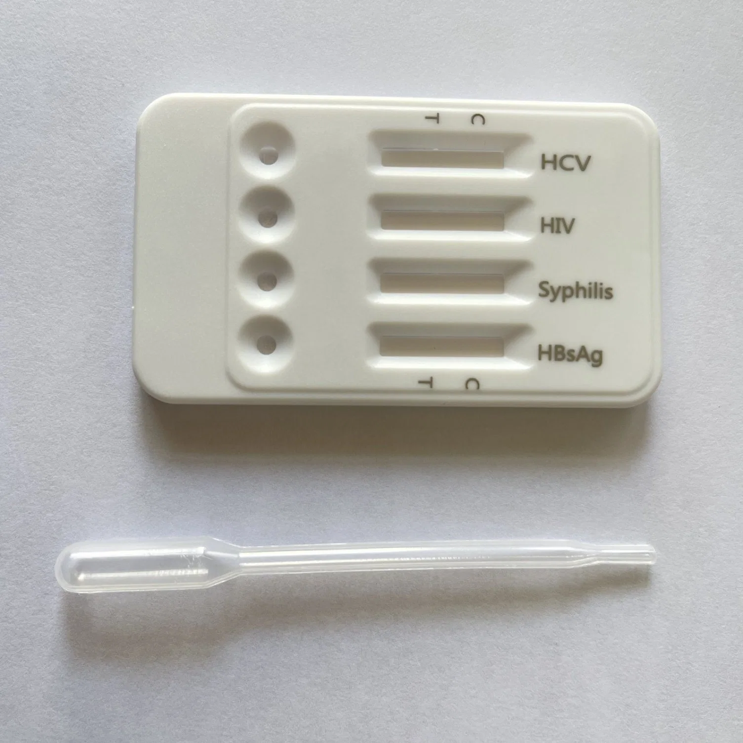 Hbsag, HCV, HIV & Syphilis Rapid Test Combo Bood One Step Device Kit