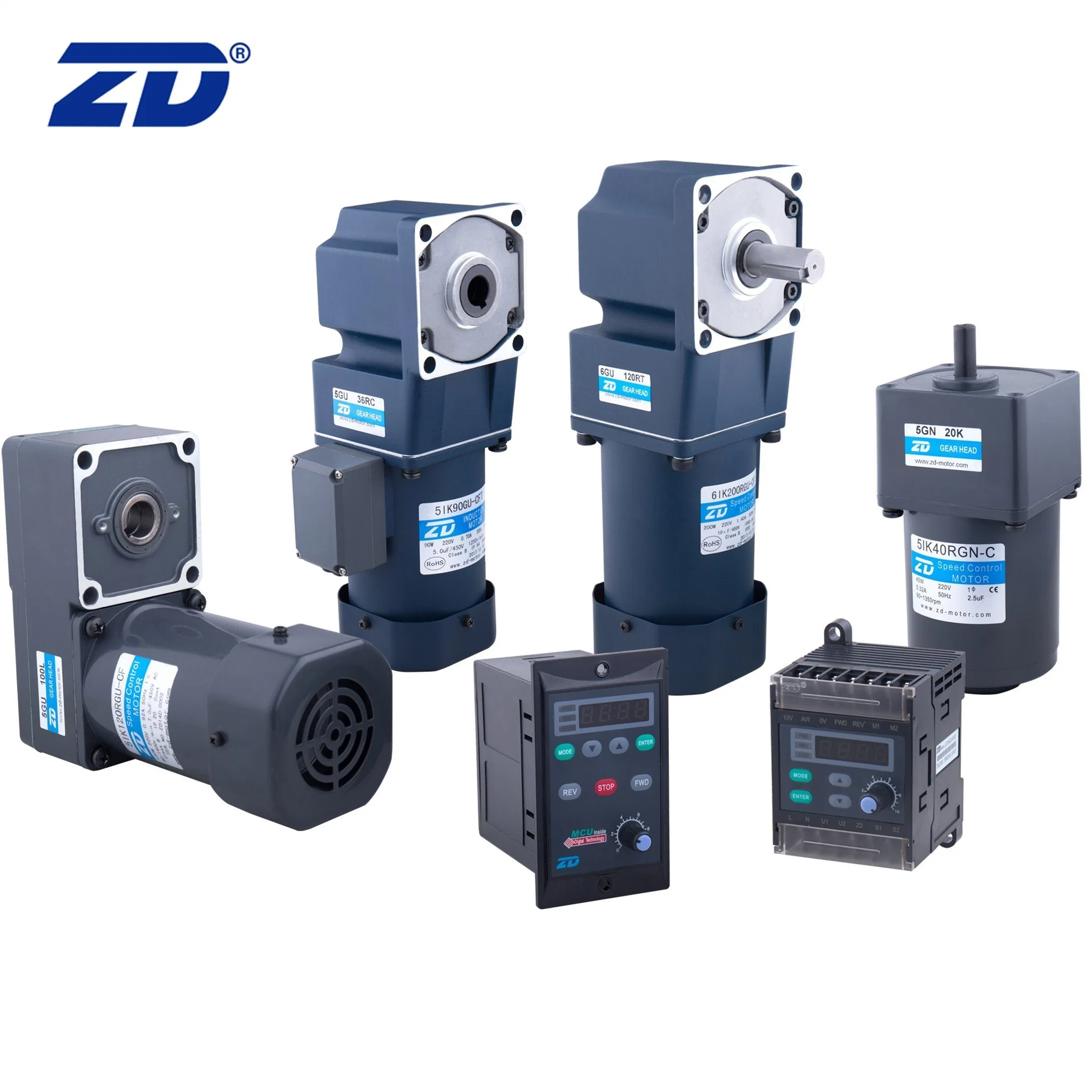 ZD 120W de puissance 3~ 750k Ratio moteur AC électrique de réducteur