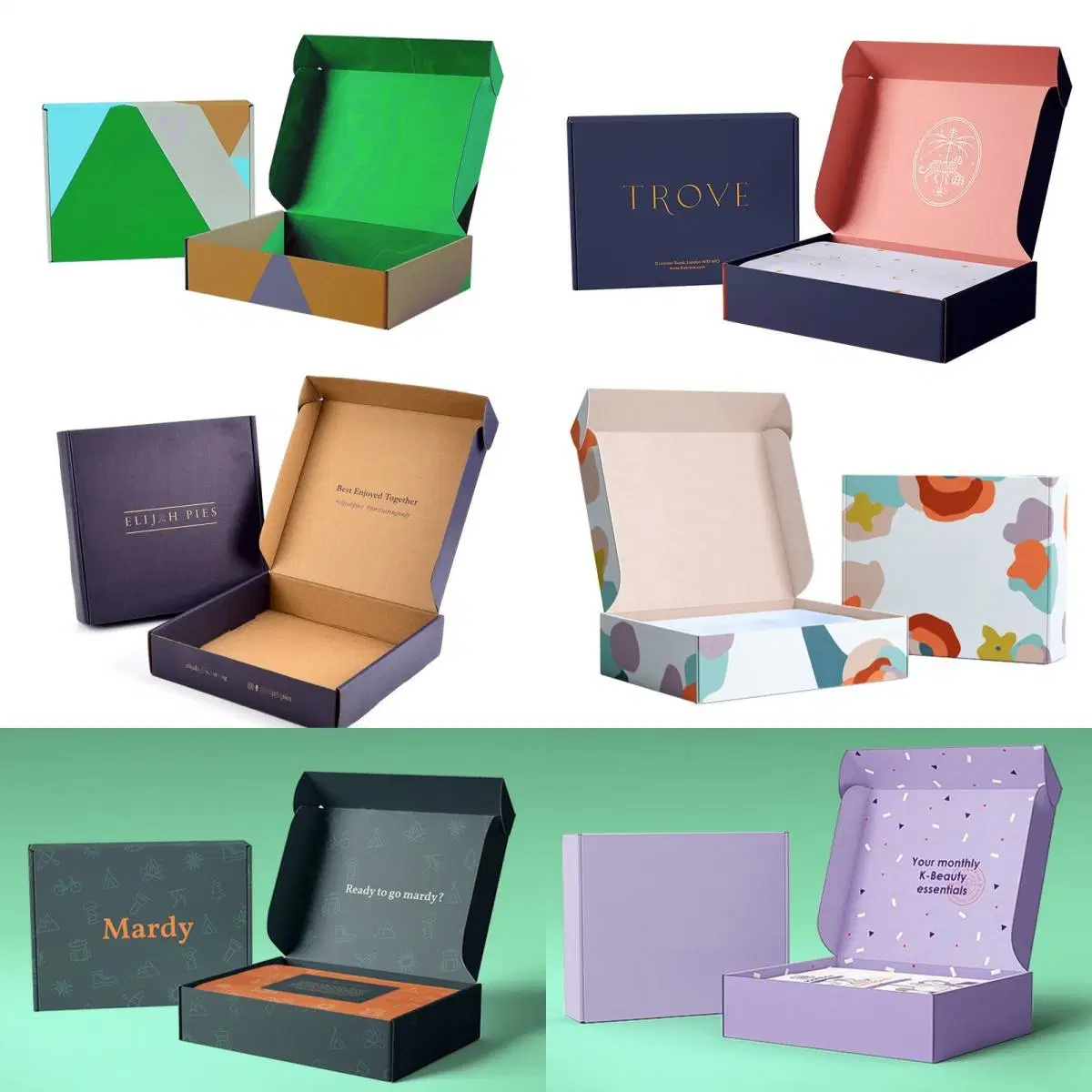 Custom Factory Price Corrugated Gift Fold Box OEM Eco Friendly Shipping Paper Mailer Box Packaging with Logo