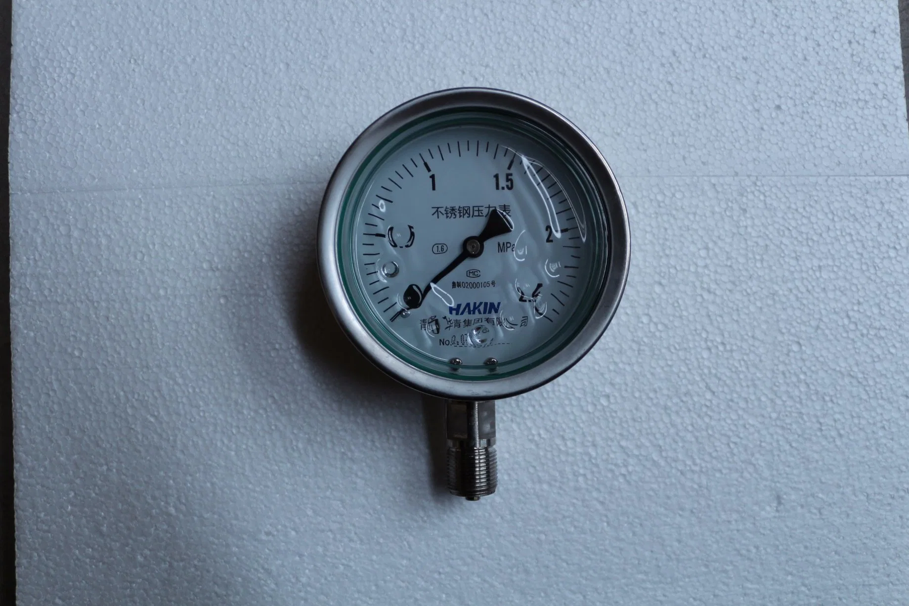 Hakin Diaphragm Seal Pressure Gauge with Flange Mc Thread Type Sanitary Flange Sterile Connection with Clamp Connection (Tri-Clamp)