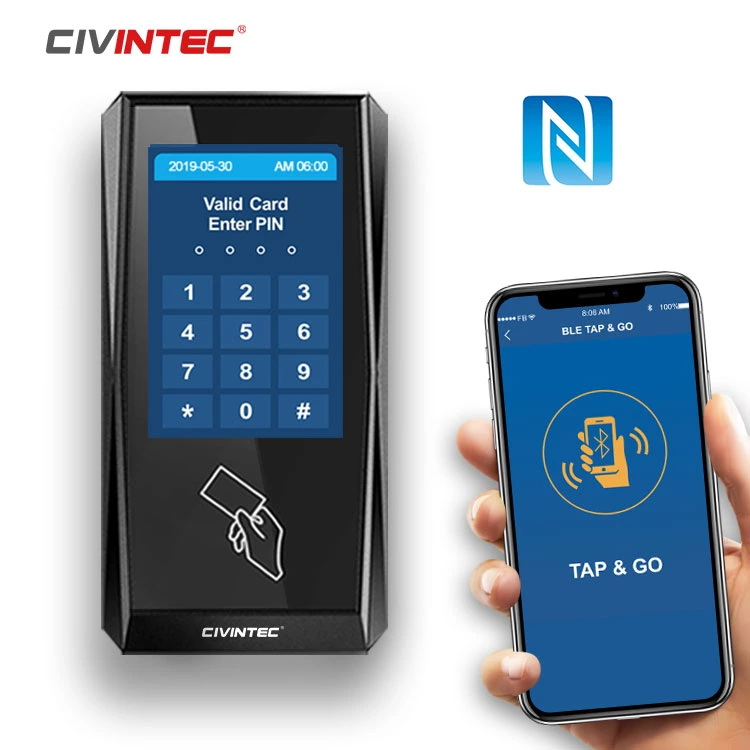 TCP/IP RFID BLE Access Control Terminal with HTTP to Connect Remote Central Monitoring System Send Device Address in Real Time