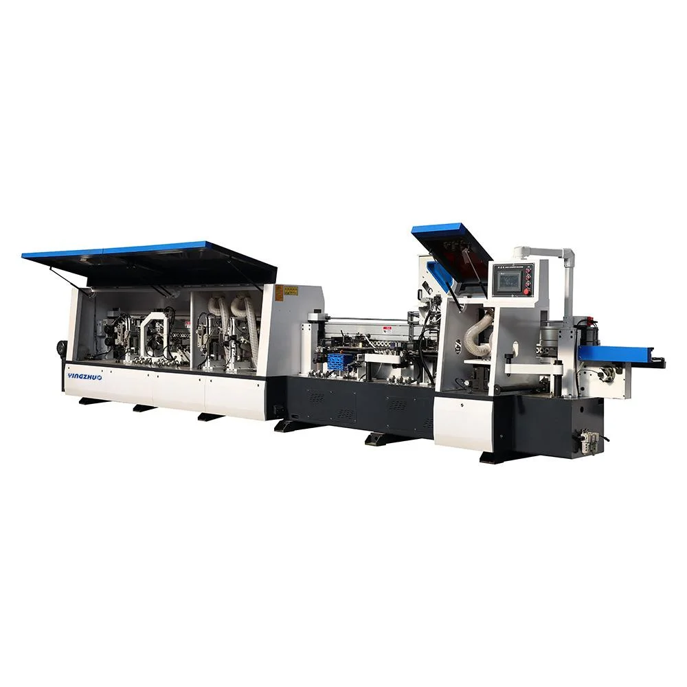 High-Speed Fully Automatic PVC Strip Edge Banding Machine for Woodworking Furniture Cabinet