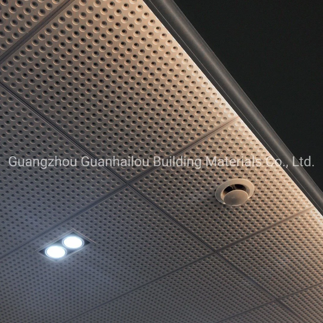 Nrc 0.75 - 0.84 Sound Absorption Acoustic Ceiling Tiles/ False Ceiling/ Gypsum Board/ Building Materials/Gypsum Ceiling