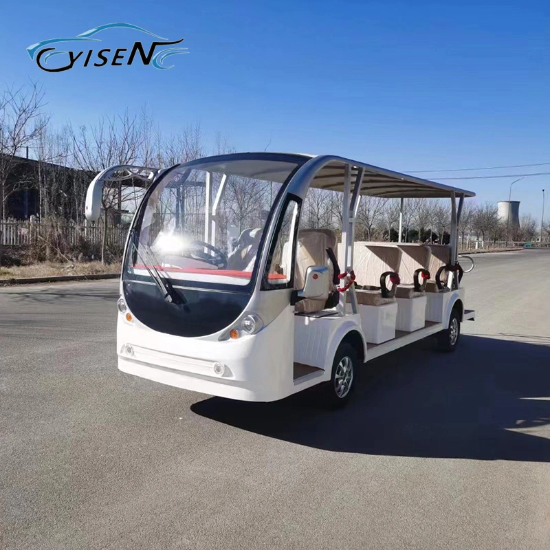 Electric Sightseeing Bus Golf Buggy Golf Cart 14 Seats Wholesale/Supplier Sightseeing Cart