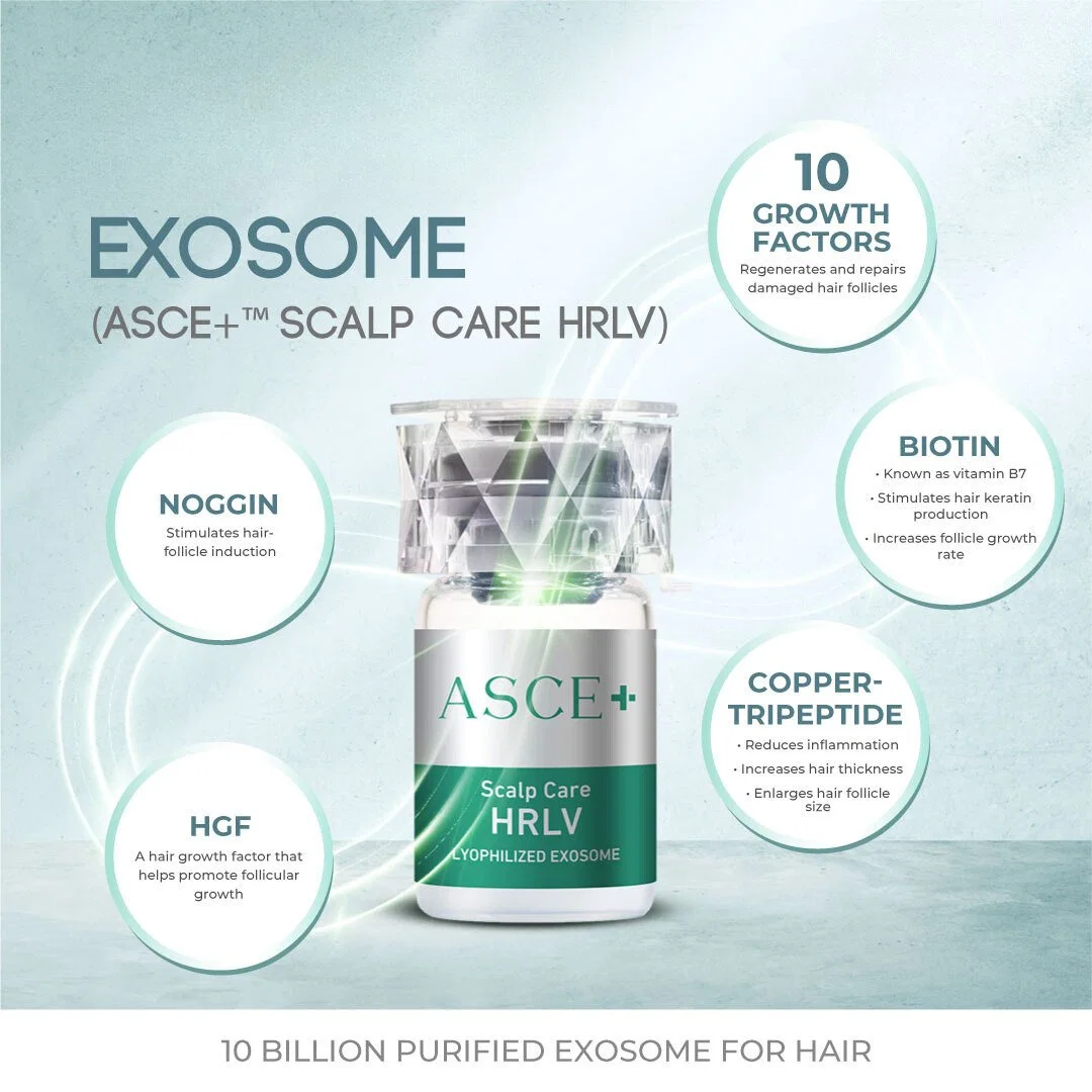 Asce Hrlv Booster 5*2.5mldr Cyj Hair Filler Aape Efficient Hair Growth Products Stem Cell Growth Factors Anti Hairloss Treatment for Human Bald Hair Growth