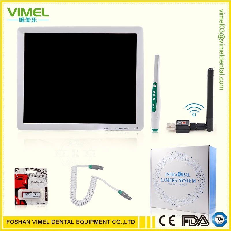 La Cámara Oral dental y el Sistema de Monitor de 17" de sillón dental