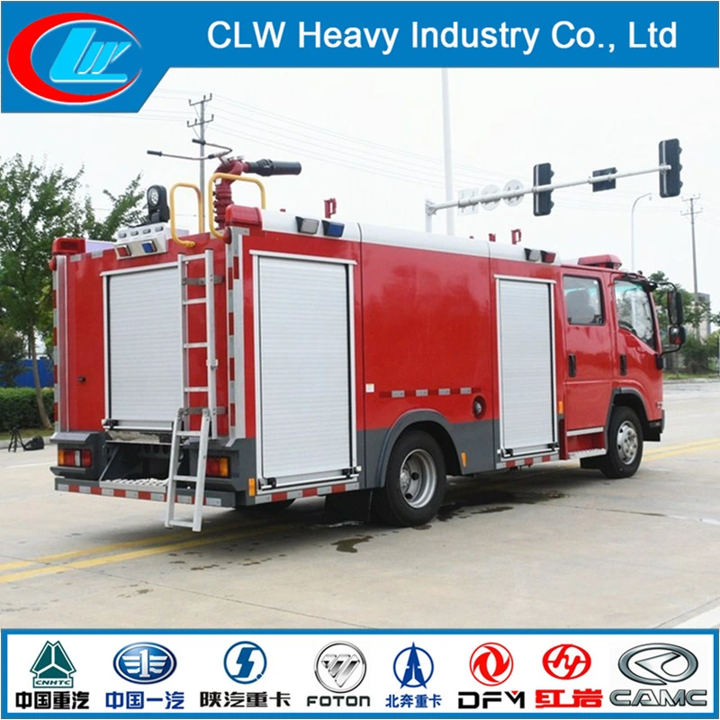 Chengli Special Vehicle 5cbm Water Pump Fire Fighting Truck