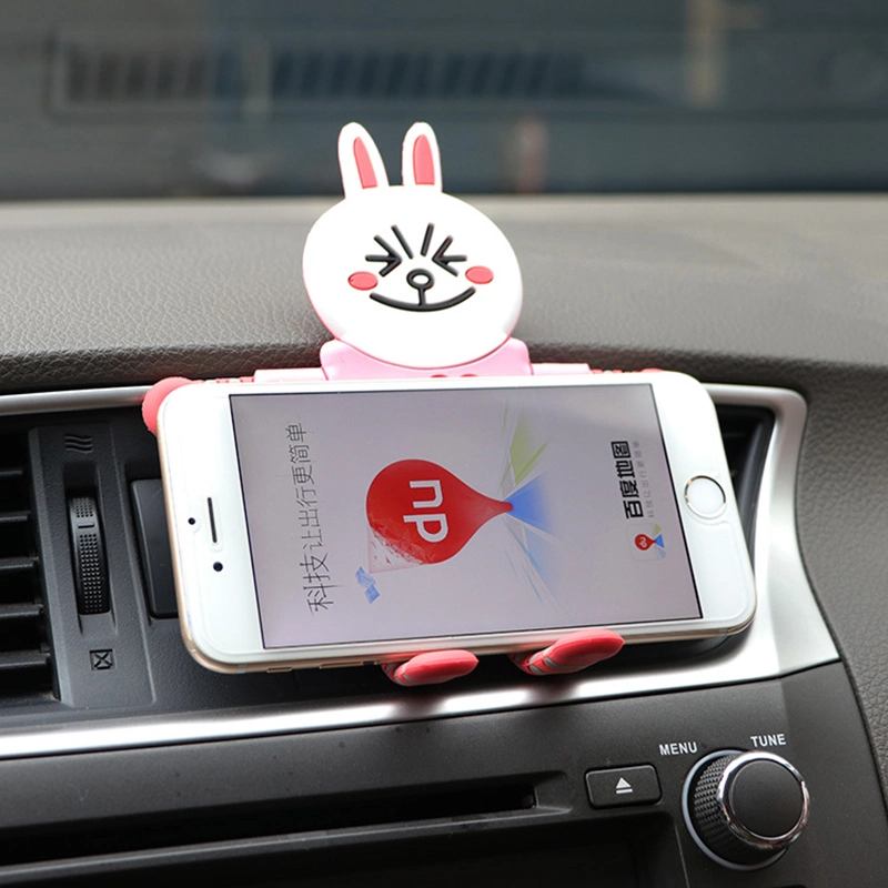 Lovely Cartoon Universal Car Phone Holder Magnetic Air Vent Mount Stand