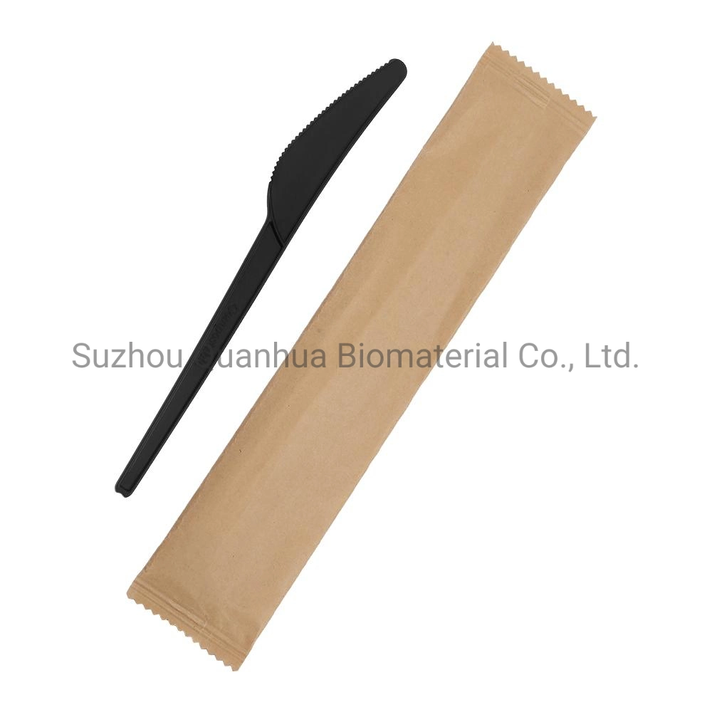 Biodegradable Cutlery Knife Fork Spoon Plastic Alternative Cpla Tableware