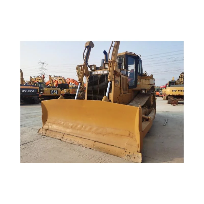 Maquinaria usada original barata Cat D7R usada Bulldozer Cat barato Precio Hoja de empuje de Japón Caterpillar Machinery utilizó topadoras Cat D7R