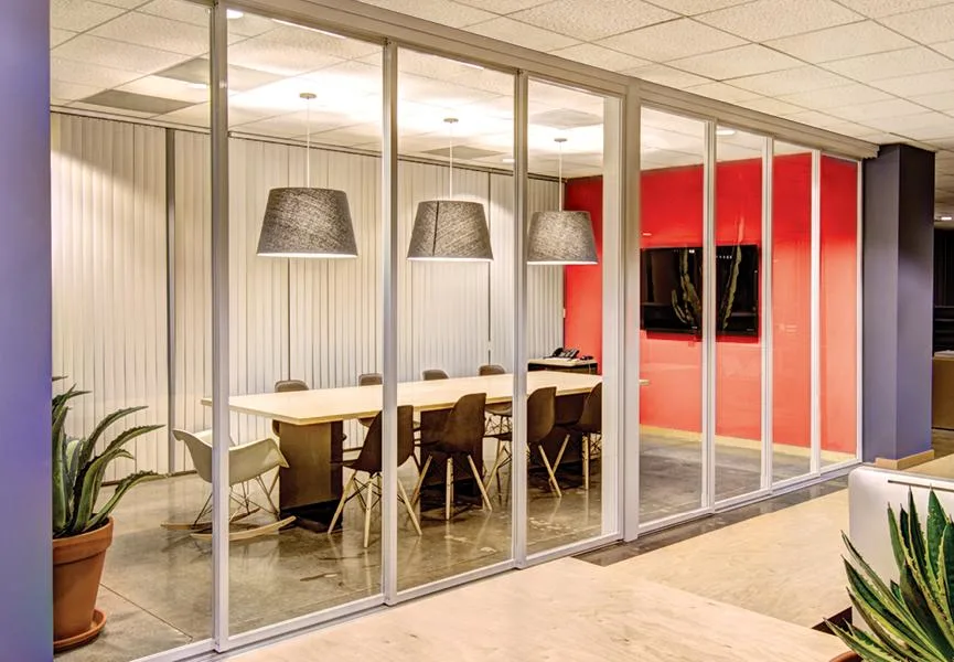 Frameless Movable Room Divider Office Folding Single Glazed LCD Privacy Smart Glass Partition Walls