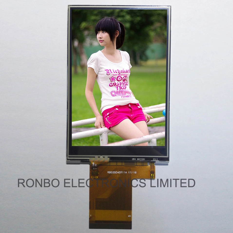 3.5 Inch 320X480 Outdoor Sunlight Readable High Brightness 600 CD/M2 TFT Touch LCD Screen