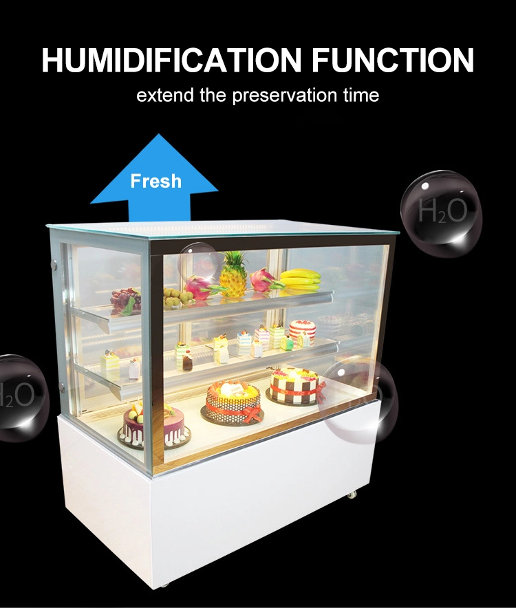 Se utiliza frío supermercado refrigeradores Ce 3 Enfriador de bebidas de la puerta de la panadería de torta de Mini Display