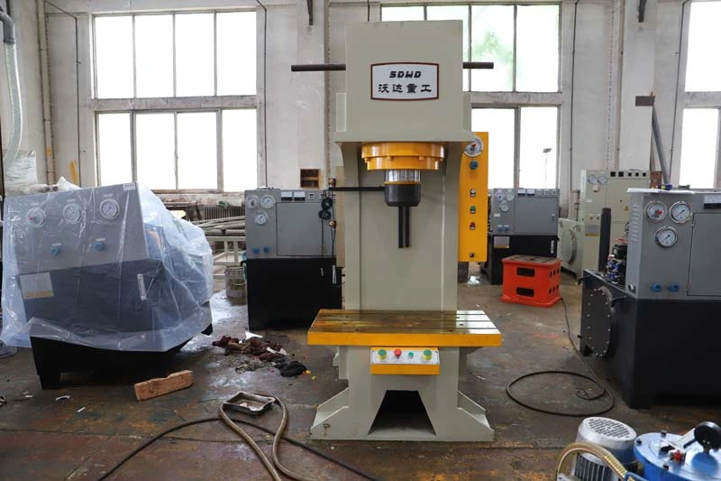 100 Ton Yq41 Single Column Cold Press C Type Straightener Hydraulic Press Bearing Pressing Machine