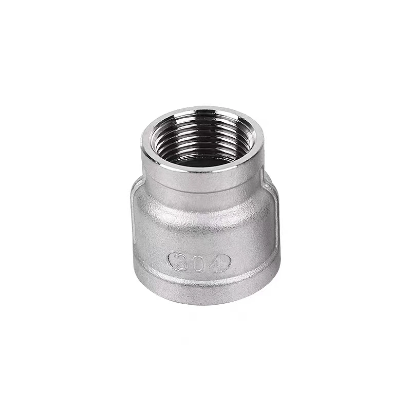 Anmiao Stainless Steel Threaded Reducer Coupling Socket Banded Water Pipe Fitting