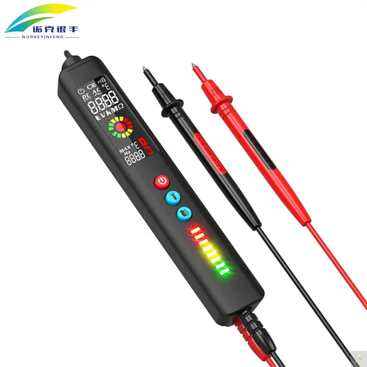 X4a-Pen Meter Digital Multimeter Smart DC Voltmeter Automatic Voltage Range Resistance Frequency Tester