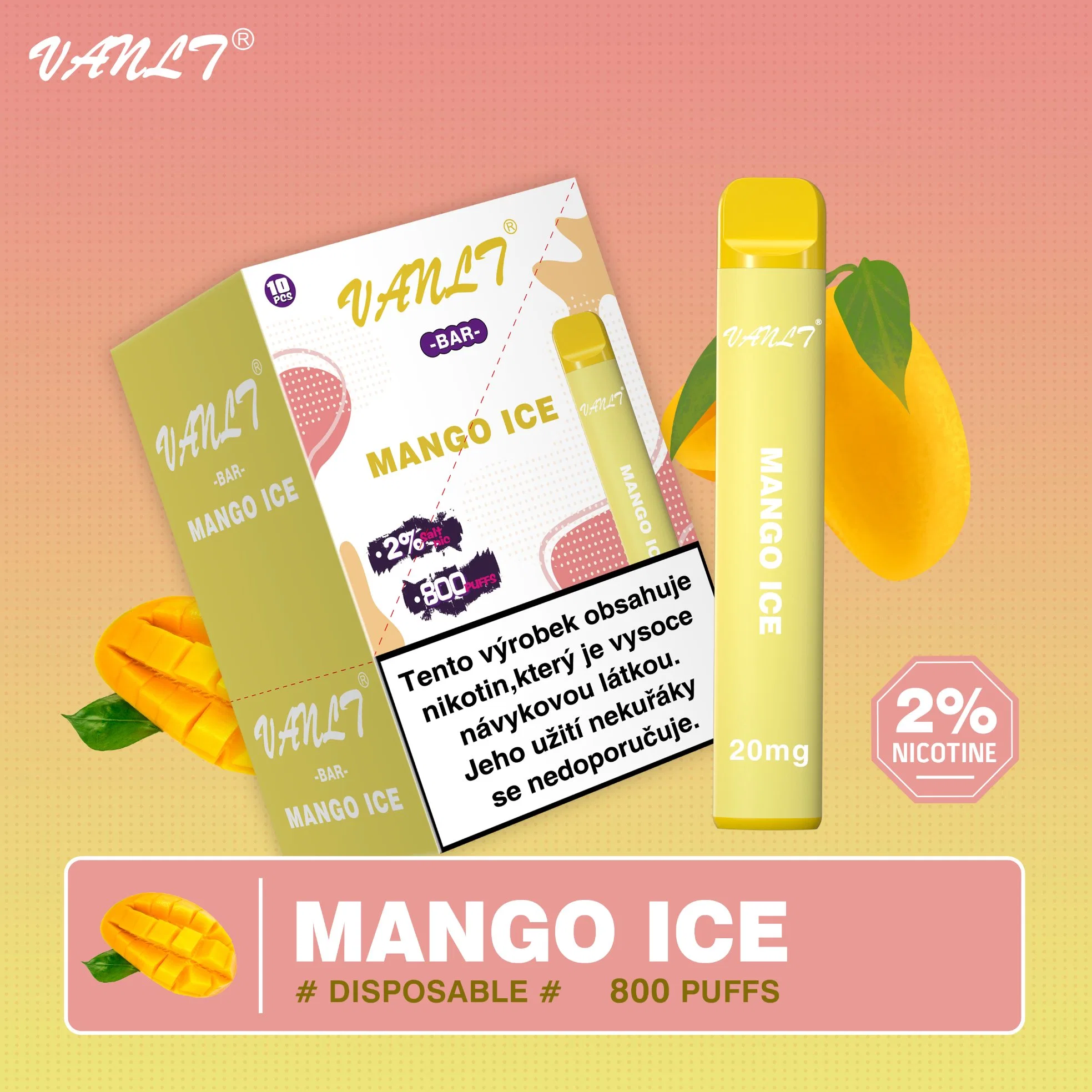 Mk Einweg Zigarette Mango Ice Flavors Wax Vape Pen