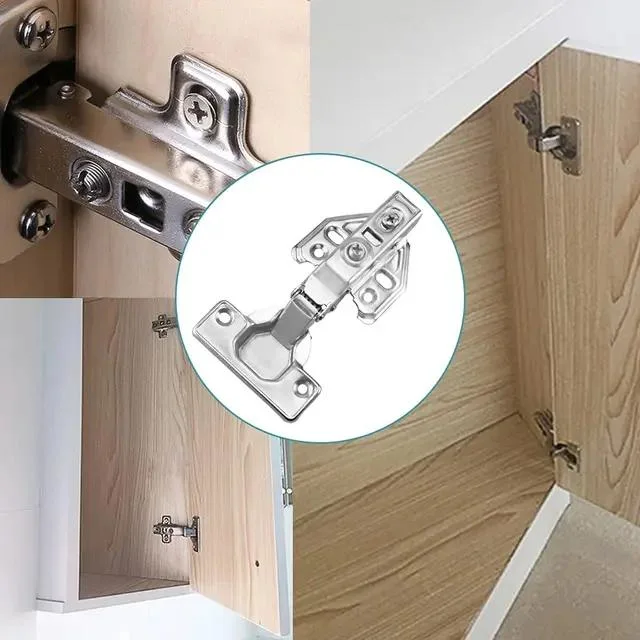 Furniture Hardware Accessories Cabinet Concealed Door Hinge 35mm Two Way Soft Close Kitchen Hinge High quality/High cost performance  Iron Modern 1PCS