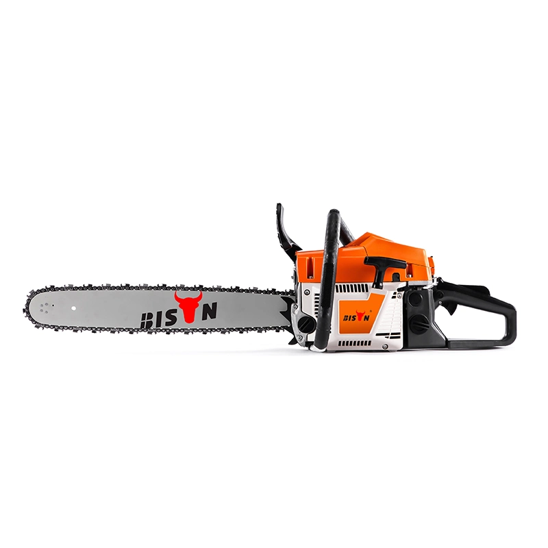 Bison China 2.5kw 58cc 5800 Portable Gasoline Chainsaw Machine Cutting Wood Petrol Gasoline Chainsaw