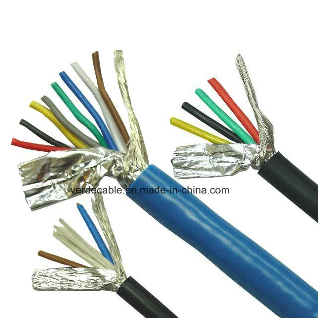 Super Flexible RoHS Cable de cobre estañado aislados con PVC, la protección de cables de instrumentos de la cadena de dibujar para la industria de la máquina