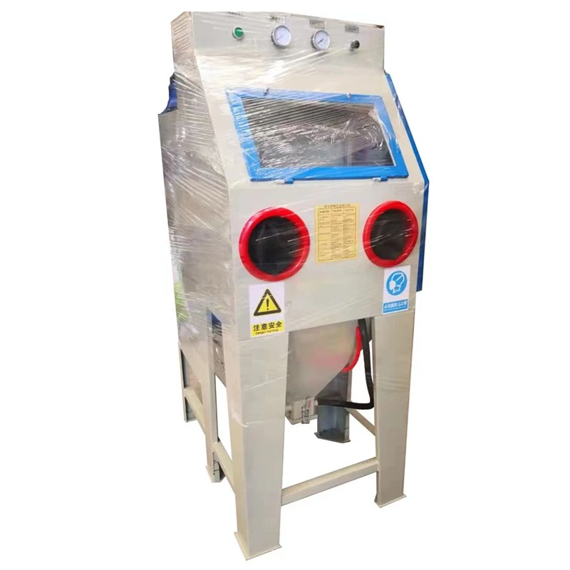 Sandblasting Machine Cabinet 220L Capacity Vertical Stand Auto Repair Tools Workshop Equipment