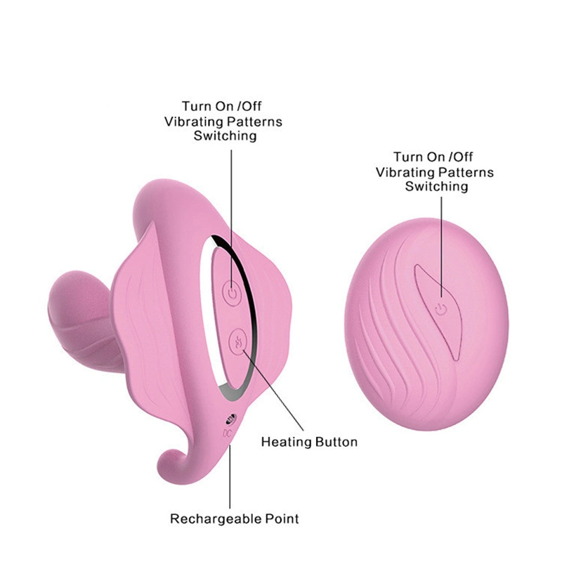 Portez des jouets sexuels Dildo Butterfly Vibrator pour couple, un masturbateur d'orgasme, des vibromasseurs sans fil avec télécommande pour femmes dans les culottes.