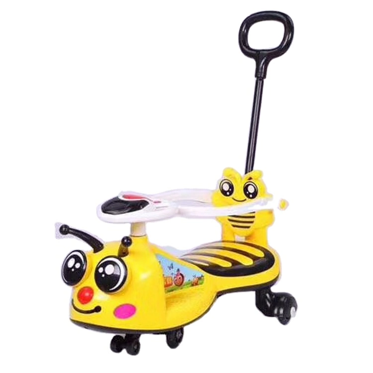 China Hot Sale Toy Children Baby Twist Car Swing Wiggle Car with LED Music Light Baby Swing Car
