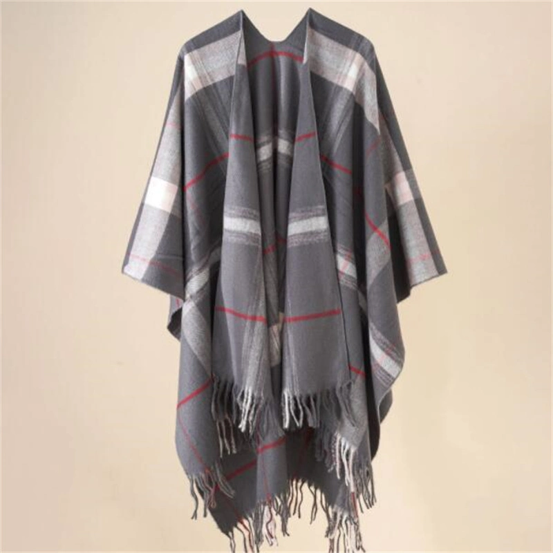 Popular Oversized Woman Printed Knitted Shawl Scarf