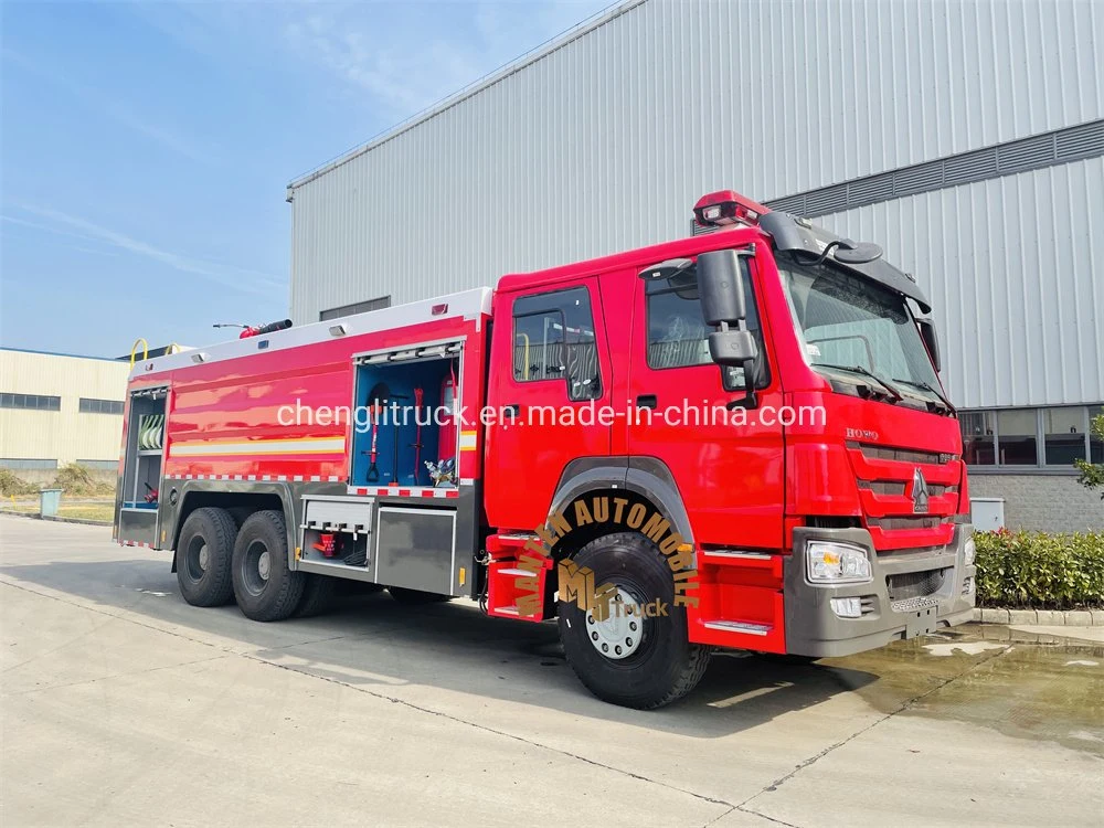 HOWO 6X4 10000 Liters 12000 Liters 14000 Liters Fire Engine for Mine Use