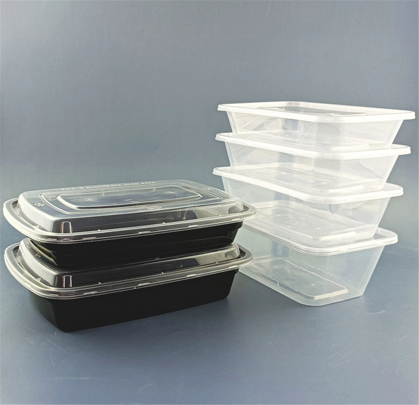 32 Oz. Récipients de préparation de repas ronds réutilisables avec couvercle récipients jetables en plastique pour l'entreposage des aliments bols de préparation de repas sans BPA-Michow