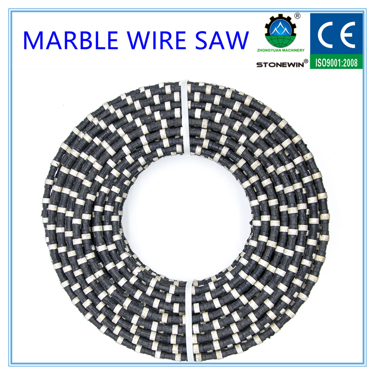 Spring Coating Marble Cutting Diamond Wire Saw for Quarry