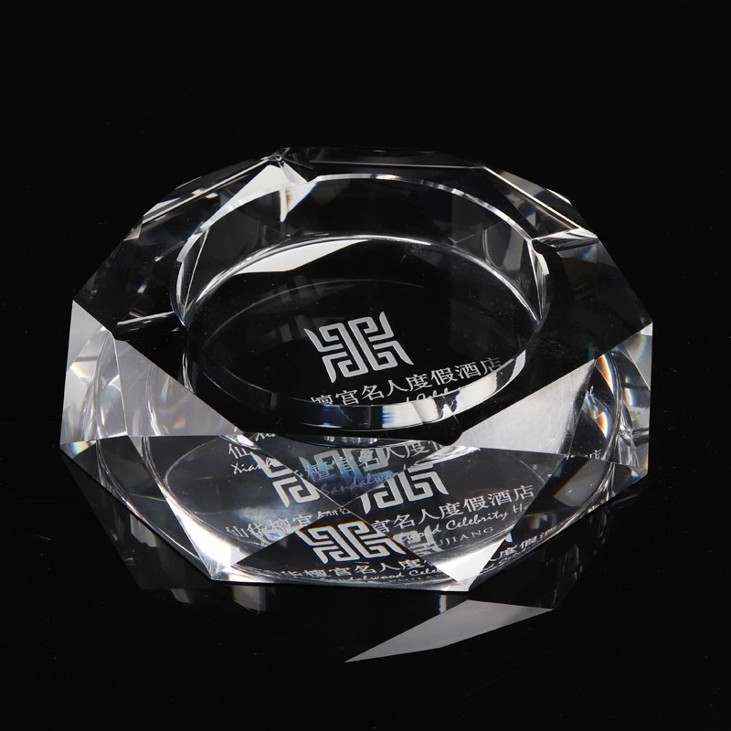 K9 Crystal Ashtray Customized 150mm 180mm