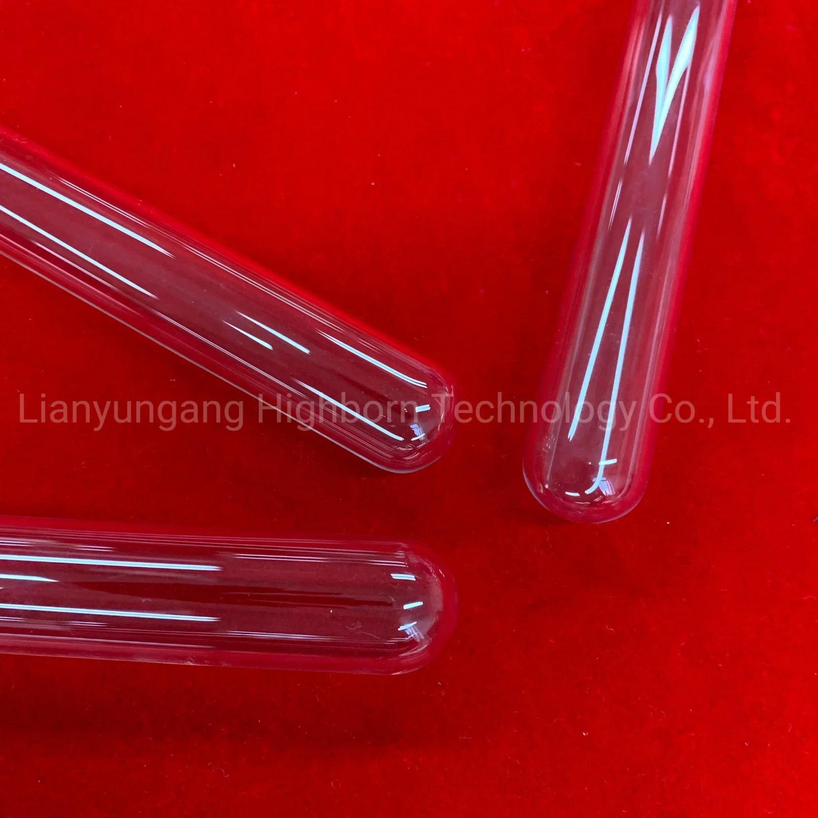 High Temperature Resistance Customized Transparent Round Bottom Quartz Glass Heating Tube for Electric Heater