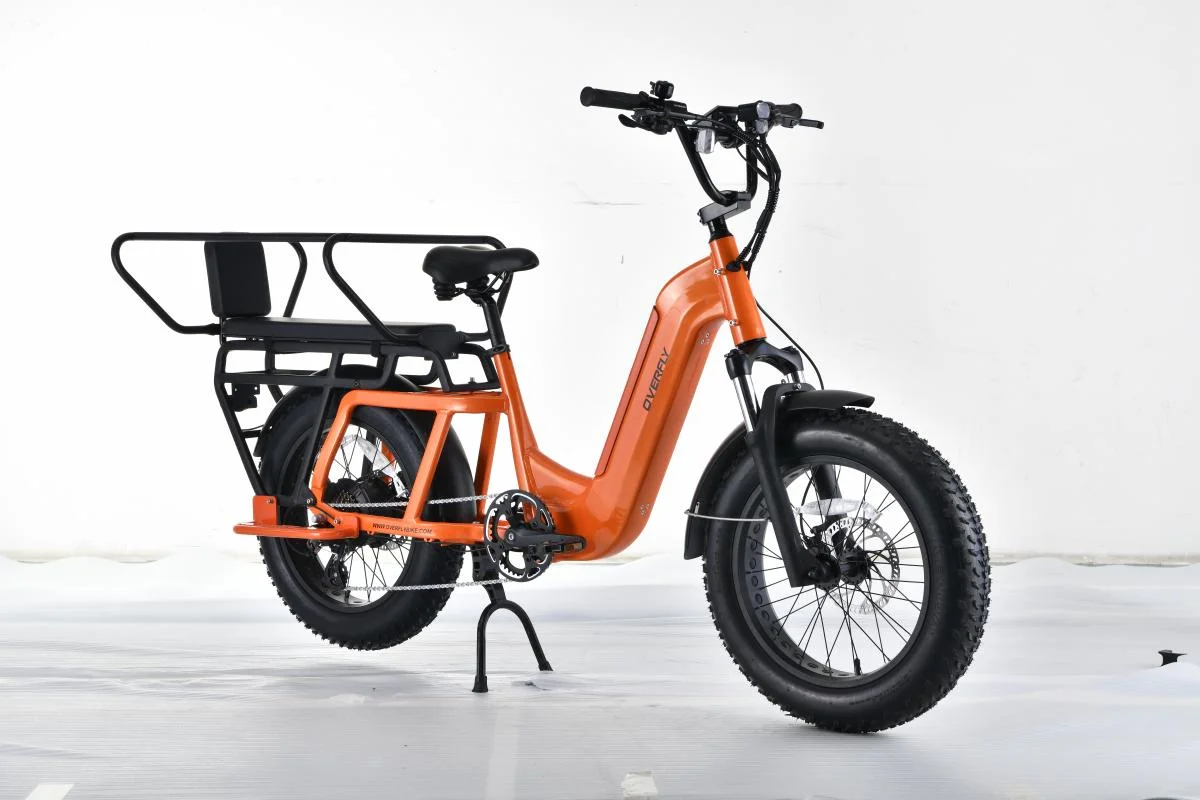 Motor de accionamiento trasero aluminio bastidor de aleación eBike con neumático de grasa