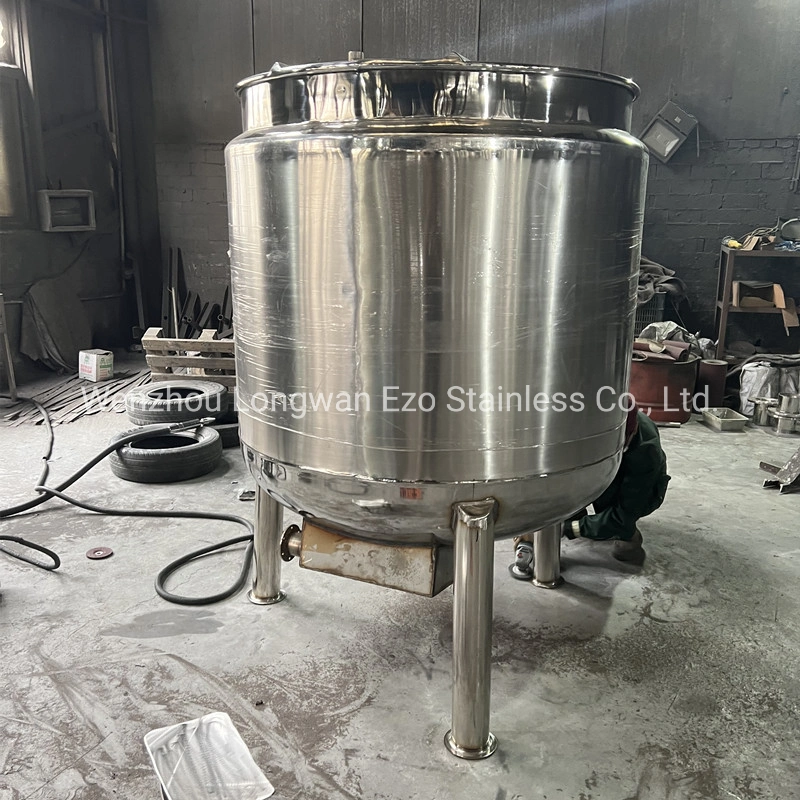 Stainless Steel Vacuum Olive Oil Water Sanitary Tank with Pressure